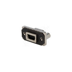 Conector USB B mini, in&#351;urubare, pentru PCB, pt. montare pe panou, AMPHENOL - MUSB-B551-04