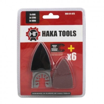 Set de șlefuire pentru ferăstrău oscilant de 2 &amp;quot;/ 50mm, HAKA TOOLS, HKR-01-075 foto