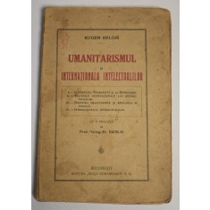 Eugen Relgis - Umanitarismul si Internationala intelectualilor - 1922