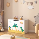Cutie pentru jucarii Oleiros 40x60x30cm motiv dinozaur [en.casa] HausGarden Leisure