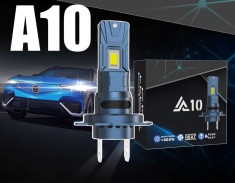 Set de 2 becuri led Xentech Light A10 cu benzi cupru si radiator integrat plug and play 35W - H-7