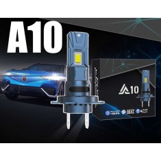 Set de 2 becuri led Xentech Light A10 cu benzi cupru si radiator integrat plug and play 35W - H-7