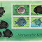 265-MONTSERAT 1978-PESTI-Bloc cu 4 timbre nestampilate MNH
