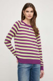 MAX&amp;Co. pulover de l&acirc;nă femei, culoarea violet, light 2416360000000, Max&amp;Co.