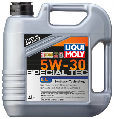 Ulei Motor Liqui Moly Leichtlauf Special Tec LL Opel 5W-30 4L 2339 foto