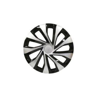 Set 4 capace roti negru / argintiu 15&amp;Prime; Cod: G-502 Automotive TrustedCars foto