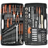 Trusa tubulare 1/2&quot;-1/4&quot;,unelte si chei combinate Cr-V, 122 piese
