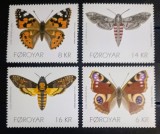 Feroe 2010 fluturi insecte serie 4v neștampilata5