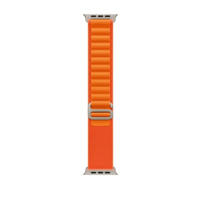 Curea THD Alpine Loop, compatibila Apple Watch Ultra2 49 mm, Apple Watch 45 mm seria 9, Apple Watch SE 44 mm, marime universala, culoarea portocaliu foto