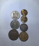 Lot 7 Monede EGIPT &ndash; Ediții cu Piramide, Moschei și Tughra Colectabilă!