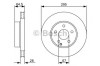 Disc frana MERCEDES C-CLASS T-Model (S204) (2007 - 2014) BOSCH 0 986 479 407