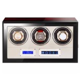 Cumpara ieftin Cutie intors ceasuri automatice iUni, Luxury Watch Winder 3 Mahon-Crem