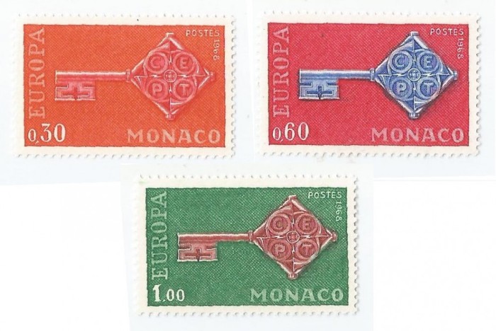 |Monaco, Europa CEPT, 1968, MNH