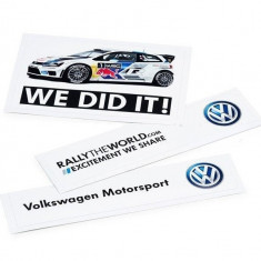 Set 3 Buc Stickere Oe Volkswagen Motorsport 000087001A