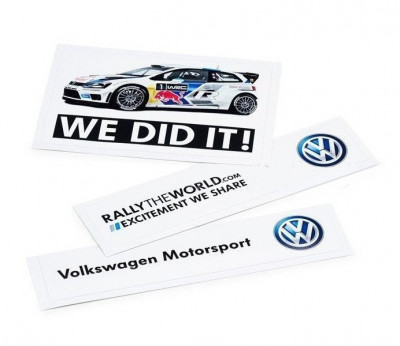 Set 3 Buc Stickere Oe Volkswagen Motorsport 000087001A foto
