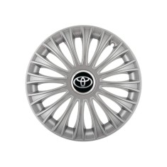 Set 4 Capace Roti 15 inchi (R15) Dino Gri, Compatibile cuToyota