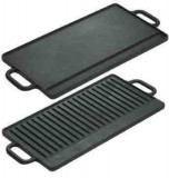 Plita Fonta 2 Fete 51x24cm Perfect Home Handy KitchenServ, Grill, Tava cuptor, Universală: Gaz, Electric, Foc, Cuptor