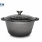 CRAT.FONTA+CAP.22X9.5CM,2.9L,MARBLE GREY