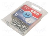 Diblu oțel NOVUS Diametru nit: 3mm Lungime nit: 12mm 20 bucati