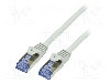Cablu patch cord, Cat 6a, lungime 10m, S/FTP, LOGILINK - CQ5092S foto