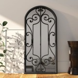VidaXL Oglindă,negru, 100x45 cm,fier, pentru utilizare &icirc;n interior