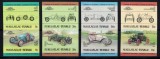 Timbre Tuvalu 1985: Masini Epoca Celebre, Serie Completa MNH. Colectie filatelica, timbre straine, masini de epoca.