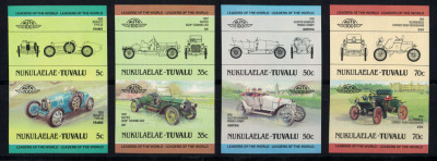 TUVALU NUKULAELAE 1985 - Masini de epoca celebre / serie completa MNH foto
