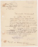 Straja Țării, Severin &ndash; scrisoare manuscrisă 3 mai 1939, Nevrincea