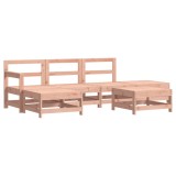 Set mobilier relaxare gradina, 6 piese, lemn masiv Douglas