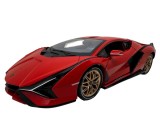 Macheta Lamborghini Sian FKP 37 scara 1:18 replica metal lumini si sunete, usi deschise