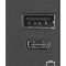 Priza USB tip A+C 1M 15W 5V Vimar Neve carbon matt 09292.AC.15.CM