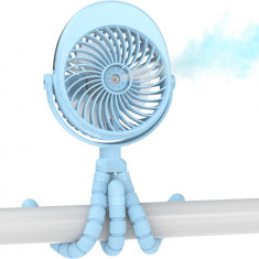 Ting Cărucior Fan, Clip On Fan pentru Baby Ventilator Portabil Reîncărcabil Hand