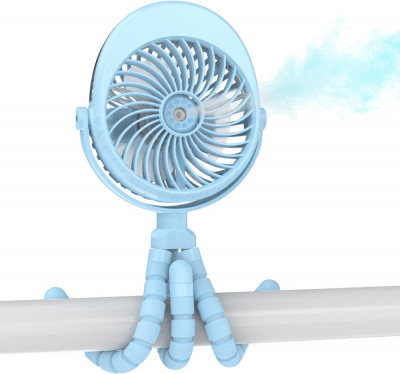 Ting Cărucior Fan, Clip On Fan pentru Baby Ventilator Portabil Re&amp;icirc;ncărcabil Hand foto