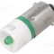Lampă LED verde BA9S 28V EAO OptoHiT 1 diodă