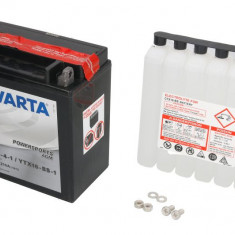 Baterie Moto Varta Powersports Agm 14Ah 12V YTX16-BS-1 VARTA FUN