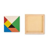 Puzzle Tangram in lemn