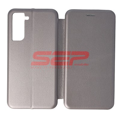 Toc FlipCover Round Samsung Galaxy S21 Fossil Gray foto