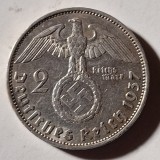Germania Nazista 2 reichsmark 1937 A argint