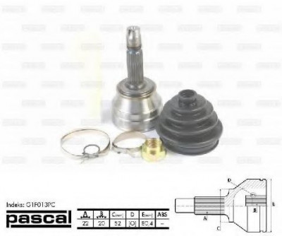 Kit cap planetara FIAT FIORINO Pick-up (146) (1988 - 2001) PASCAL G1F013PC foto