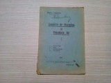 CONSILIILE DE DISCIPLINA SI PROCEDURA LOR - D. Macovescu - 1933, 33 p., Alta editura