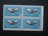 SUA BLOC DE 4 NESTAMPILAT MNH