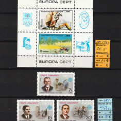 Timbre Turcia, 1980-86 - Natură şi Personalităţi istorice - MNH - CEPT - Europa