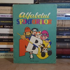 AMILCAR CONTANTINESCU - ALFABETUL SPORTURILOR ( CARTE DE COLORAT ) , 1974 *