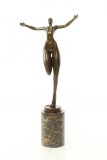 Nud modern - statueta din bronz pe un soclu din marmura BE-67, Nuduri