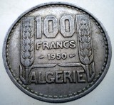 7.355 ALGERIA OCUPATIE FRANCEZA 100 FRANCS FRANCI 1950
