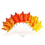 Decoratiune de toamna &ndash; set frunze decorative &ndash; 28 cm &ndash; 9 bucati / set Best CarHome
