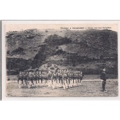 Carte postala circulata in anul 1915 Muntii Carpati