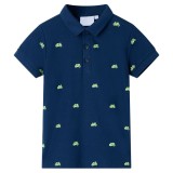 Tricou polo pentru copii, bleumarin, 140 GartenMobel Dekor, vidaXL