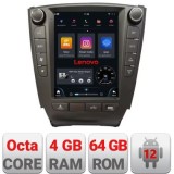 Navigatie Lexus IS 2005-2012 Lenovo Tesla Qled 9.7&quot; Octacore Qualcomm 8 Gb RAM 128Gb Hdd 4G DSP profesional Carplay Android Auto 360 camere Bluetooth
