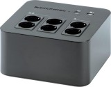 UPS SOCOMEC Line Int. mgmt,brick,600VA/ 360W,AVR,6xsocket Shucko,indicatie LED,1x12V/7A,Backup 15 min,incarcare 8h,conector USB,USB charger,&quot;Netys PL